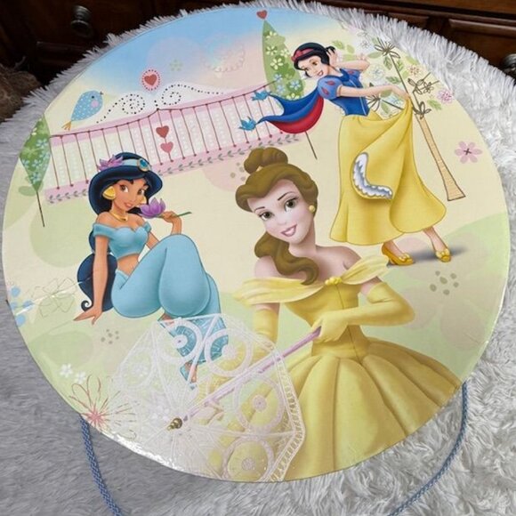 Disney Tri-Coastal Design Disney Princess XLarge Round Corded Hat/Storage Box - Picture 7 of 15